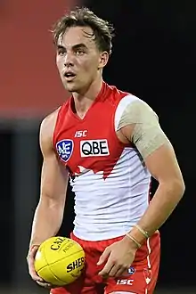 Ryan Clarke playing for Sydney in 2019