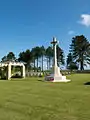 Sacrificial cross in the cemetery