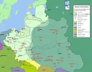 Image 13Foreign occupation of the Commonwealth during The Deluge and Khmelnytsky Uprising (from History of Belarus)