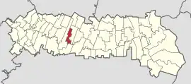 Location in Ialomița County