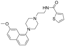 Skeletal formula of S-14671