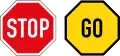 Stop & Go sign