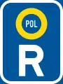 Reserved for police vehicles