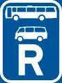 Reserved for buses and mini-buses