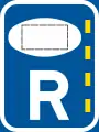 Reserved lane for authorised vehicles