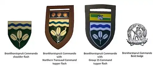 SADF era Bronkhorstspruit Commando insignia