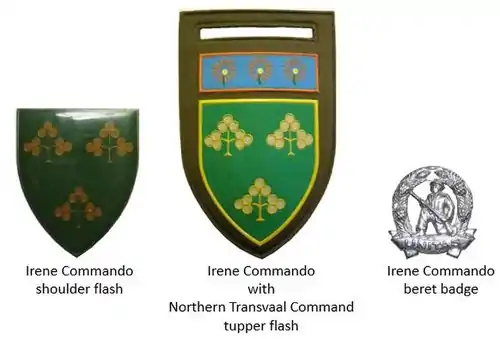 SADF era Irene Commando insignia