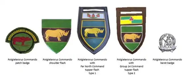 SADF era Potgietersrus Commando insignia