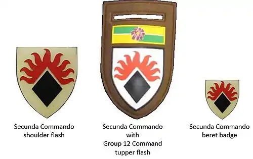 SADF era Secunda Commando insignia