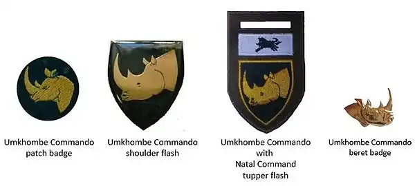 SADF era Umkhombe Commando insignia