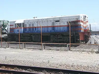 No. 31-007 (D706) at Bellville Loco Depot, 10 January 2009