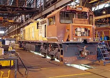 No. 39-224 under construction at Koedoespoort, Pretoria, 2 October 2009