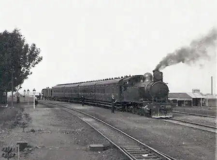 CSAR Class F no. 266, SAR no. 84, on a suburban, c. 1910