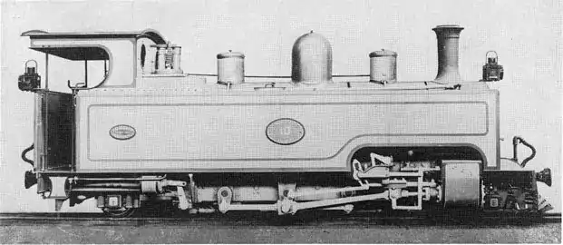 Kerr, Stuart and Company builder's picture of no. NG10, works no. 1207