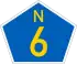 National route N6 shield