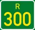 Regional route R300 shield