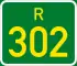 Regional route R302 shield