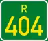 Regional route R404 shield