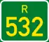 Regional route R532 shield