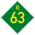 Provincial route R63 shield