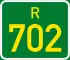 Regional route R702 shield