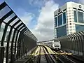 Kajang-bound train approaching the station.