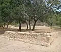 Unidentified historic building foundation within the park (possibly a guardhouse)