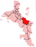 Location within Mahé Island, Seychelles