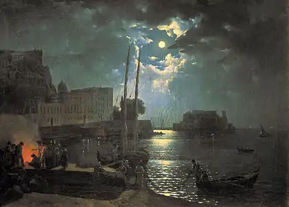 Schedrin, Moon Night in Naples, 1828