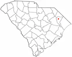 Location of Marion in South Carolina