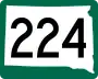 Highway 224 marker