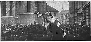 Celebration of establishment of the State of Slovenes, Croats and Serbs, in Zagreb