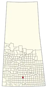 Location of the RM of Hillsborough No. 132 in Saskatchewan