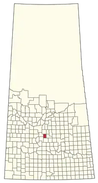 Location of the RM of Lost River No. 313 in Saskatchewan