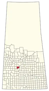 Location of the RM of Montrose No. 315 in Saskatchewan