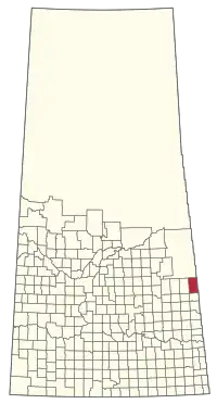 Location of the RM of Livingston No. 331 in Saskatchewan