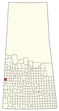 Location of the RM of Heart's Hill No. 352 in Saskatchewan