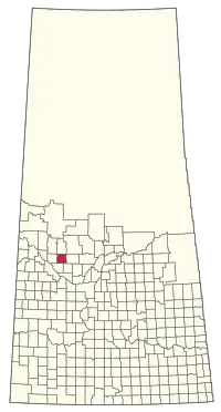 Location of the RM of Round Hill No. 467 in Saskatchewan