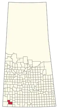 Location of the RM of White Valley No. 49 in Saskatchewan