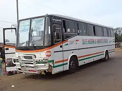 A Sociéte Nigerienne de Transports de Voyageurs coach bus