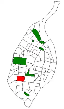 Location (red) of North Hampton within St. Louis