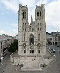 View of the monumental staircase