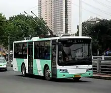 Image 62A trolleybus in Qingdao, China (from Trolleybus)