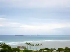 SBX-1 leaving Pearl Harbor on 22 March 2013.