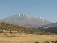 Ahar town lies on the north-west face of Mount Sabalan