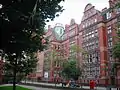 Sackville Park looking toward the Sackville Building, University of Manchester.