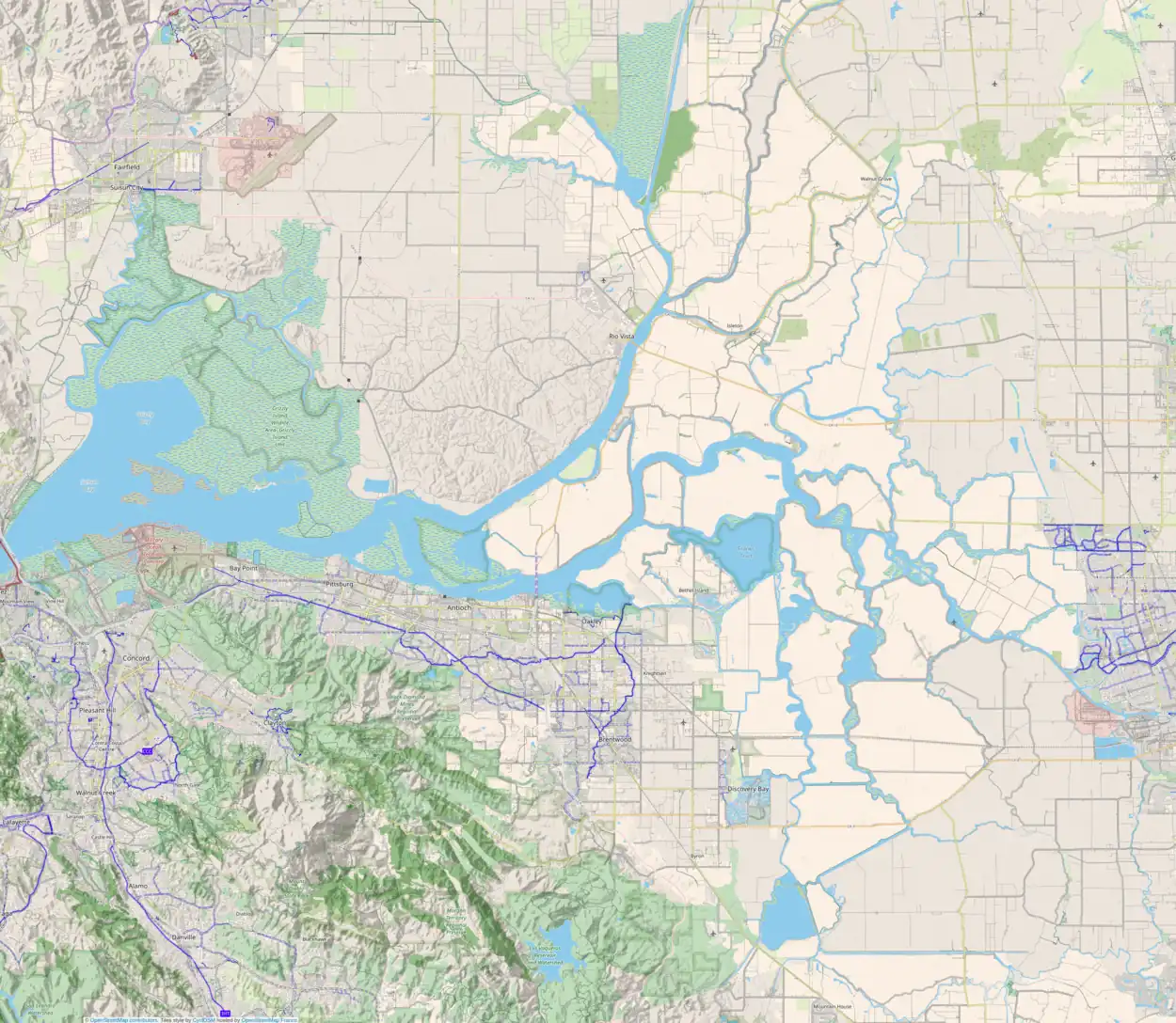 Quimby Island is located in Sacramento-San Joaquin River Delta