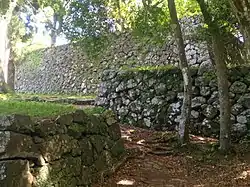 Saiki Castle ruins