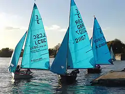 Enterprises racing on the river Thames