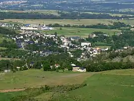 A view of Saillagouse from the road between Eyne and Llo